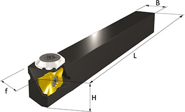 Conventional tool holder with high pressure coolant