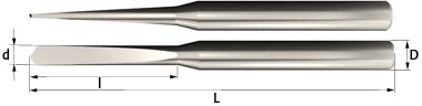 Style F - Spade micro drill