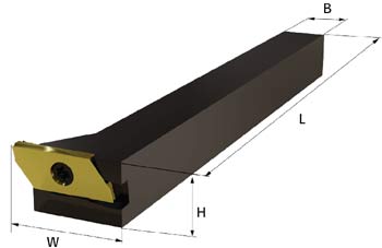 Verktygshållare för svarvning och kopiera svarvning i platta säng svarvar